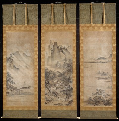 Xiao ve Xiang Nehirlerinin Sekiz Görünümü, 16. yüzyıl. by Unbekannt