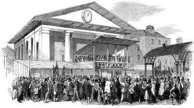 Westminster seçimleri sırasında Covent Garden