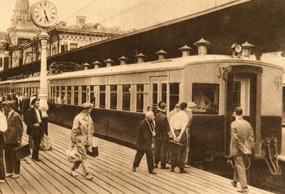 Elektrikli çok üniteli tren, Moskova, SSCB, 1920