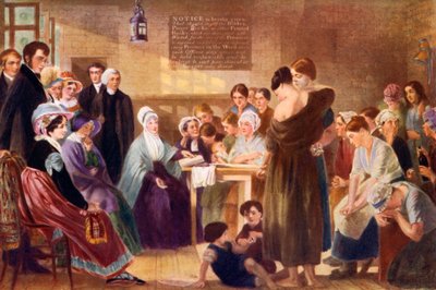 Elizabeth Fry 1780-1845, Newgate Hapishanesini ziyaret ediyor, 1926 by Unbekannt