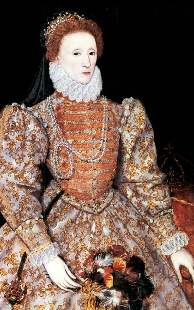 Elizabeth I, İngiltere ve İrlanda Kraliçesi, c1588 by Unbekannt