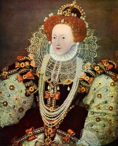 Elizabeth I, İngiltere ve İrlanda Kraliçesi, c1588, c1902-1905 by Unbekannt