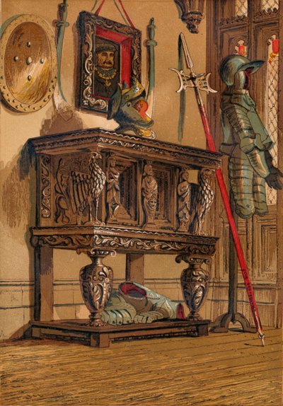 Elizabeth Dönemi Büfe veya Avlu Dolabı, c1845, 1864 by Unbekannt