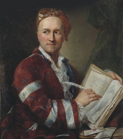 Emer de Vattel Neuchâtel aliminin portresi, yaklaşık 1760. by Unbekannt
