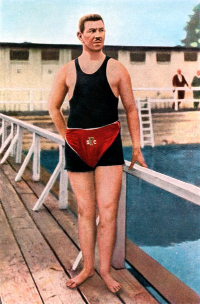 Emil Rausch, Geman yüzücü, Olimpiyat Oyunları, St Louis, ABD, 1904, 1936 by Unbekannt
