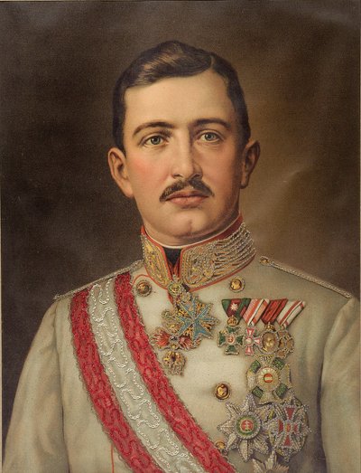 Avusturya İmparatoru I. Charles 1887-1922, Macaristan Kralı, c. 1917. by Unbekannt