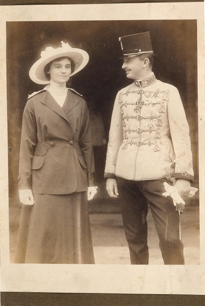 Avusturya İmparatoru I. Charles 1887-1922, İmparatoriçe Zita ile. by Unbekannt