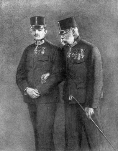 Avusturya İmparatoru I. Franz Josef ve Arşidük Charles Habsburg, 1926 by Unbekannt