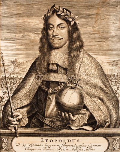 İmparator Leopold I 1640-1705 Gönderen: Savaş Sahnesi, 1675. by Unbekannt