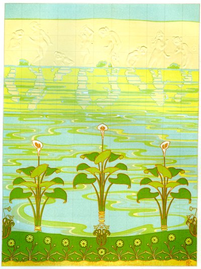 Emaye banyo karoları, 1898 by Unbekannt