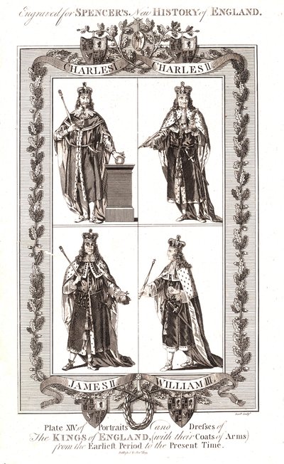 Arması olan İngiliz Kralları, 18. yüzyıl by Unbekannt