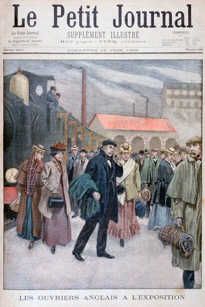 1900 Evrensel Sergisini ziyaret eden İngilizler, Paris, 1900 by Unbekannt