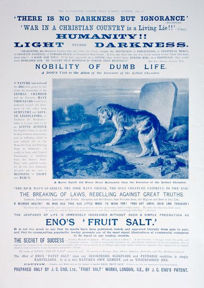 Enos Meyve Tuzu reklamı, 1899 by Unbekannt