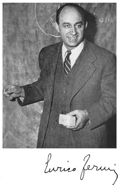 Enrico Fermi, İtalyan asıllı Amerikalı nükleer fizikçi by Unbekannt