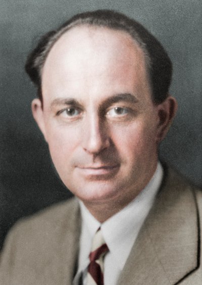 Enrico Fermi, İtalyan asıllı Amerikalı nükleer fizikçi, c1938 by Unbekannt