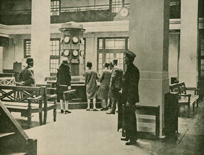 Giriş Salonu, Londra Hava İstasyonu, 1927 by Unbekannt