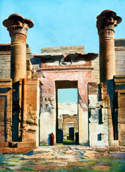 Medinet Habu Tapınağı'nın Girişi, Mısır, 20. Yüzyıl by Unbekannt