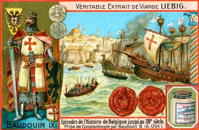 13. yüzyıla kadar Belçika tarihindeki bölümler: Konstantinopolis