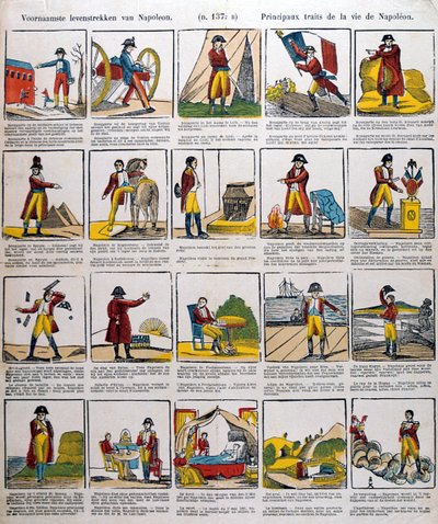 Hayattaki bölümler Napolyon, 19. yüzyıl by Unbekannt