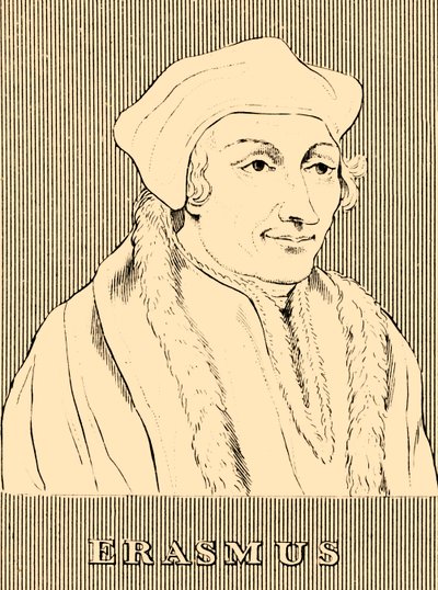 Erasmus, 1466-1536, 1830. by Unbekannt