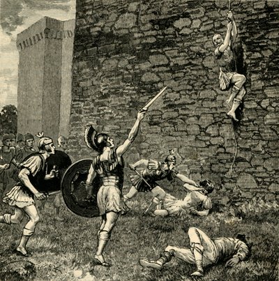 Genç Marius'un Praeneste'den Kaçışı, 1890. by Unbekannt