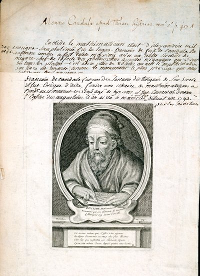 Öklid, Yunan matematikçi, 1740 by Unbekannt