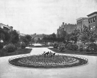 Eutaw Place kuzeye bakıyor, Baltimore, Maryland, ABD, c1900. by Unbekannt