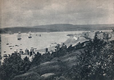 Exmouth - Sahili ve Karşı Kıyıyı Gösteren Görünüm, 1895 by Unbekannt