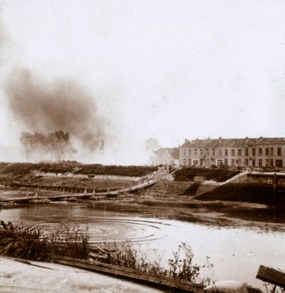 Patlama, Nieuwpoort, Flanders, Belçika, c1914-c1918 by Unbekannt