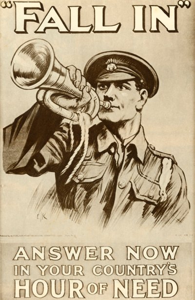 Fall In: Ülkenizin İhtiyaç Duyduğu Saatte, 1915, 1935
