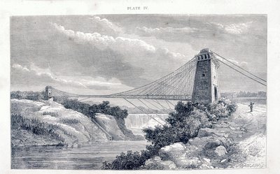 Falls View Asma Köprü, Niagara, Kuzey Amerika, c1869-c1889 by Unbekannt