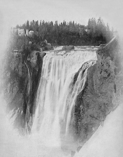 Montmorency Şelaleleri, Quebec, c1897. by Unbekannt
