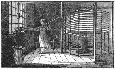 Kadın ipek işçisi, Spitalfields, Londra, 1833 by Unbekannt