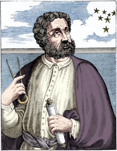 Ferdinand Magellan c1480-c1521, Portekizli denizci. by Unbekannt