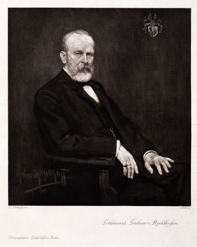 Ferdinand von Richthofen, Alman coğrafyacı ve jeolog, c 1900 by Unbekannt