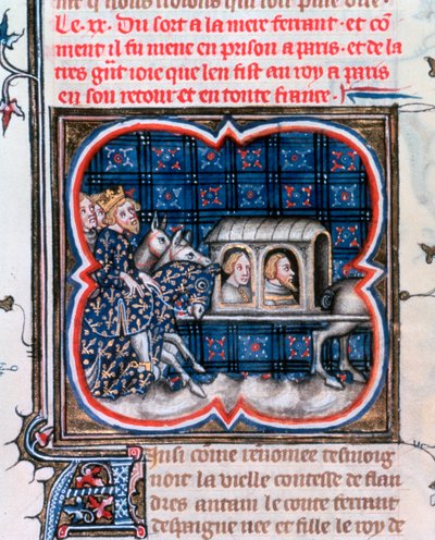 Portekizli Fernando esir alındı, c1212, 1375-1379 by Unbekannt