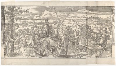 Frizden Yeni Ay Festivali Ces Moeurs et fachons de faire de Turcz Gümrük ..., 1553. by Unbekannt