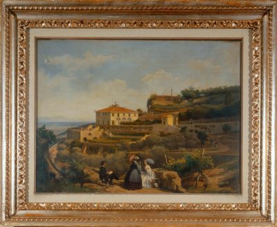 Fiesole, Villa Medici / Gem. 1869 by Unbekannt