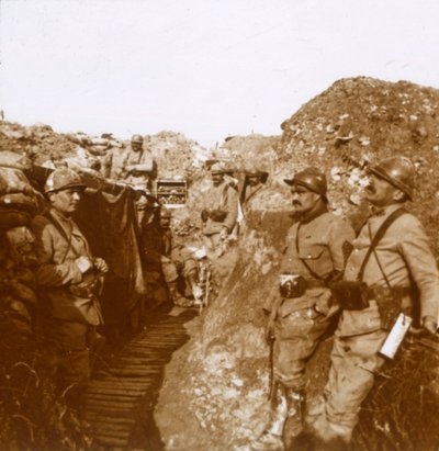 Savaşan birlik, Ville-sur-Tourbe, kuzey Fransa, c1914-c1918 by Unbekannt