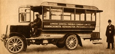 İlk L.G.O.C. Motorlu Otobüs, 1904, 1933. by Unbekannt