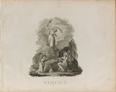 Requiem in Re minör kitabının ilk baskısı, K. 626, Wolfgang Amadeus Mozart, c. 1800. by Unbekannt