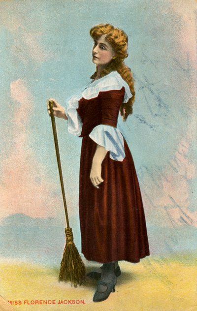 Florence Jackson, İngiliz aktris, c1908 by Unbekannt