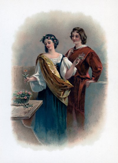 Florizel ve Perdita, 1891 by Unbekannt