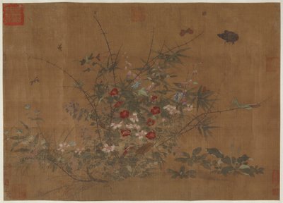 Çiçekler ve böcekler, Ming hanedanı, 15. yüzyıl. by Unbekannt