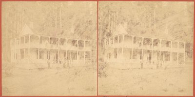 Flume House, Santa Cruz Dağları, 1860