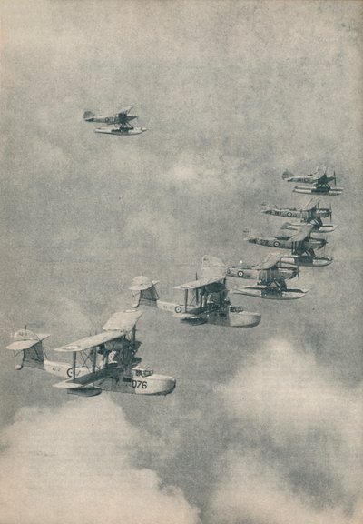 Kraliyet Donanması uçak gemilerinden uçan tekneler ve yüzer uçaklar, c1936 c1937 by Unbekannt