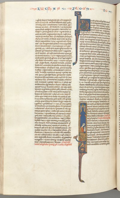 fol. 425v, John, ilk I, John oturmuş yazı, c. 1275-1300. by Unbekannt