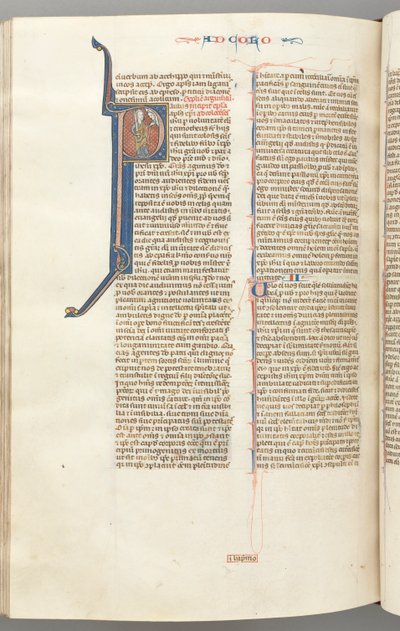 fol. 453v, Colossians, ilk P, Paul ayakta yukarıda Tanrı