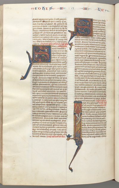 fol. 481v, Jude, ilk I, Jude bir parşömenle ayakta duruyor, c. 1275-1300. by Unbekannt