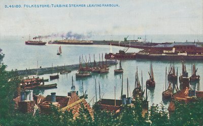 Folkestone: Limandan Ayrılan Türbinli Buharlı Pişirici, 19. yüzyılın sonları - 20. yüzyılın başlarında by Unbekannt
